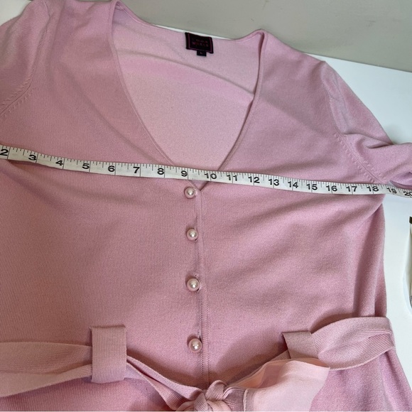 Colour Works pink cardigan - Picture 9 of 11